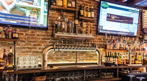 A bar and a TV program .